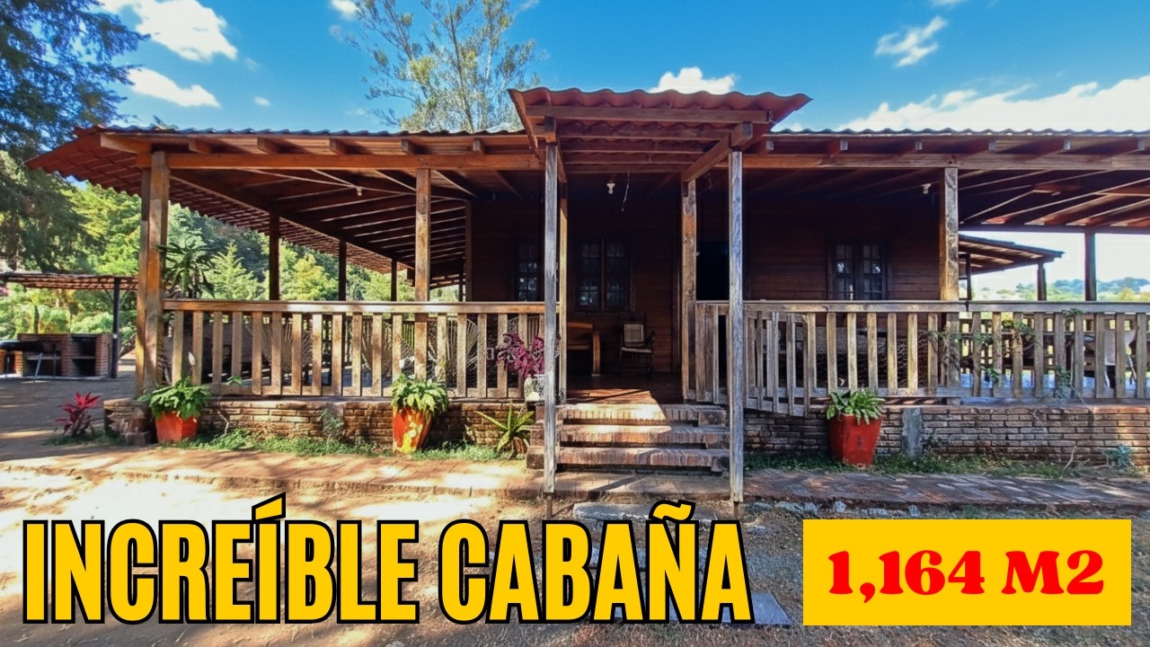 HERMOSA Cabaña en Venta  con Alberca  y Terreno Gigante | SUCHITLAN, COMALA