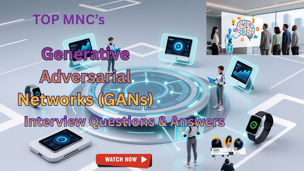 Generative Adversarial Networks (GANs) - Top MNCs Interview Questions & Answers