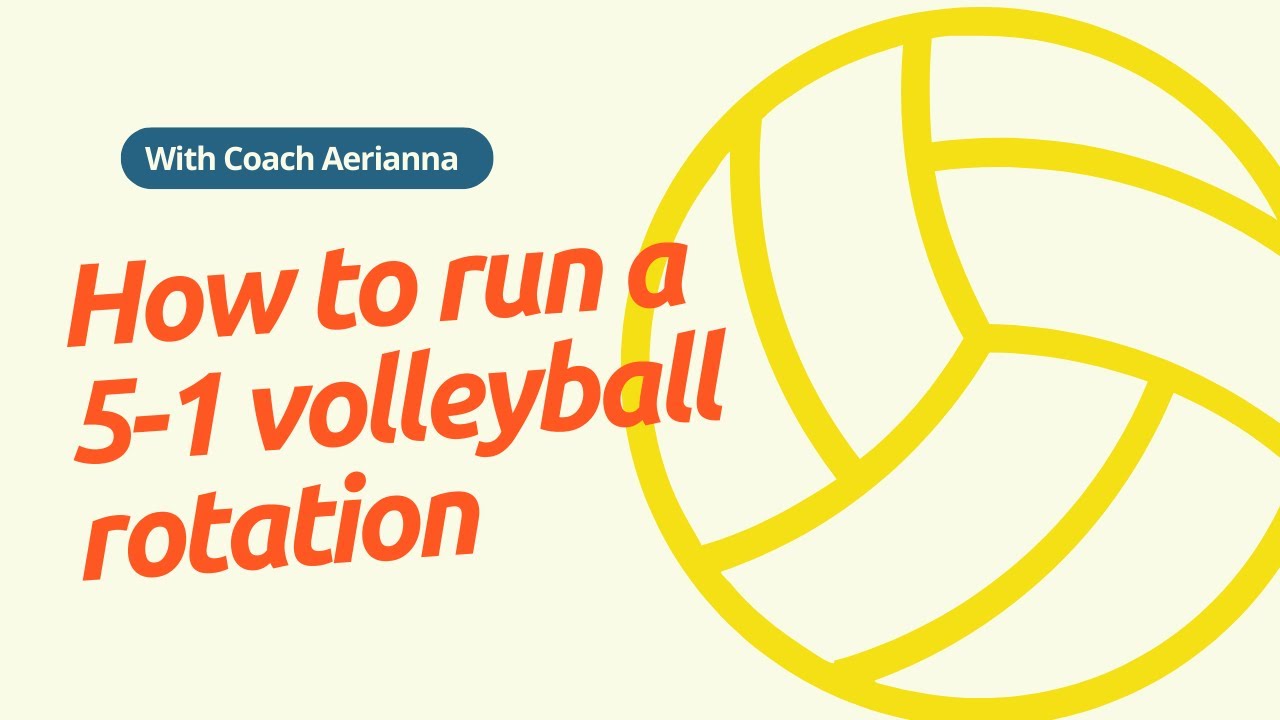 How to Run a 5-1 Volleyball Rotation (slowed down and explained)