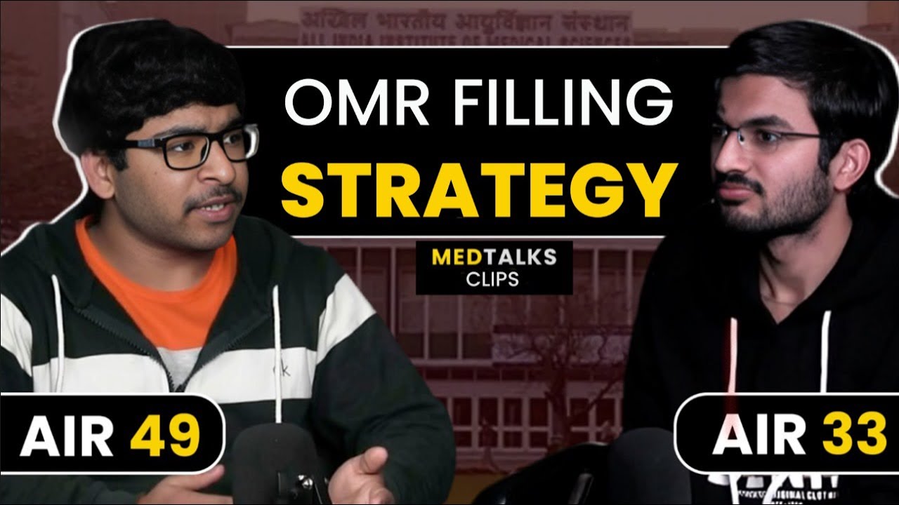 Best OMR Filling Strategy | NEET 2024 🔥 #neet #neet2024 #medtalks