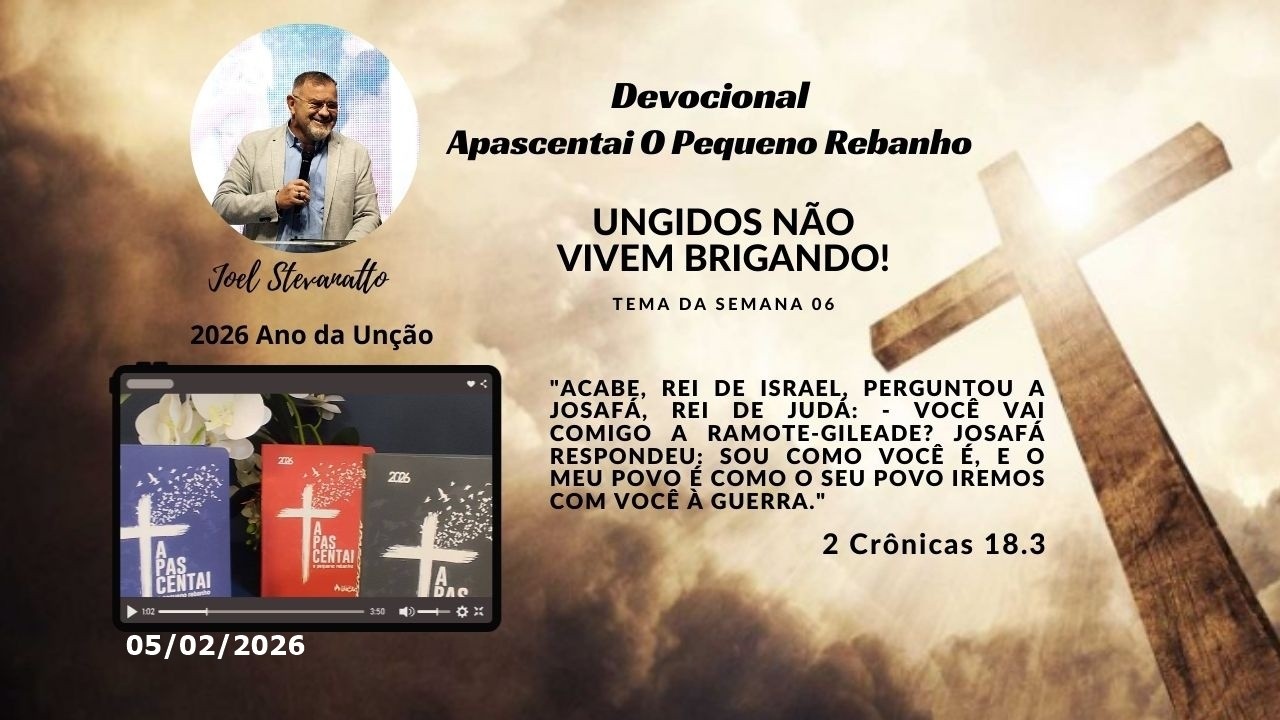Devocional 05/02/2026 #apascentai2026 #noticias