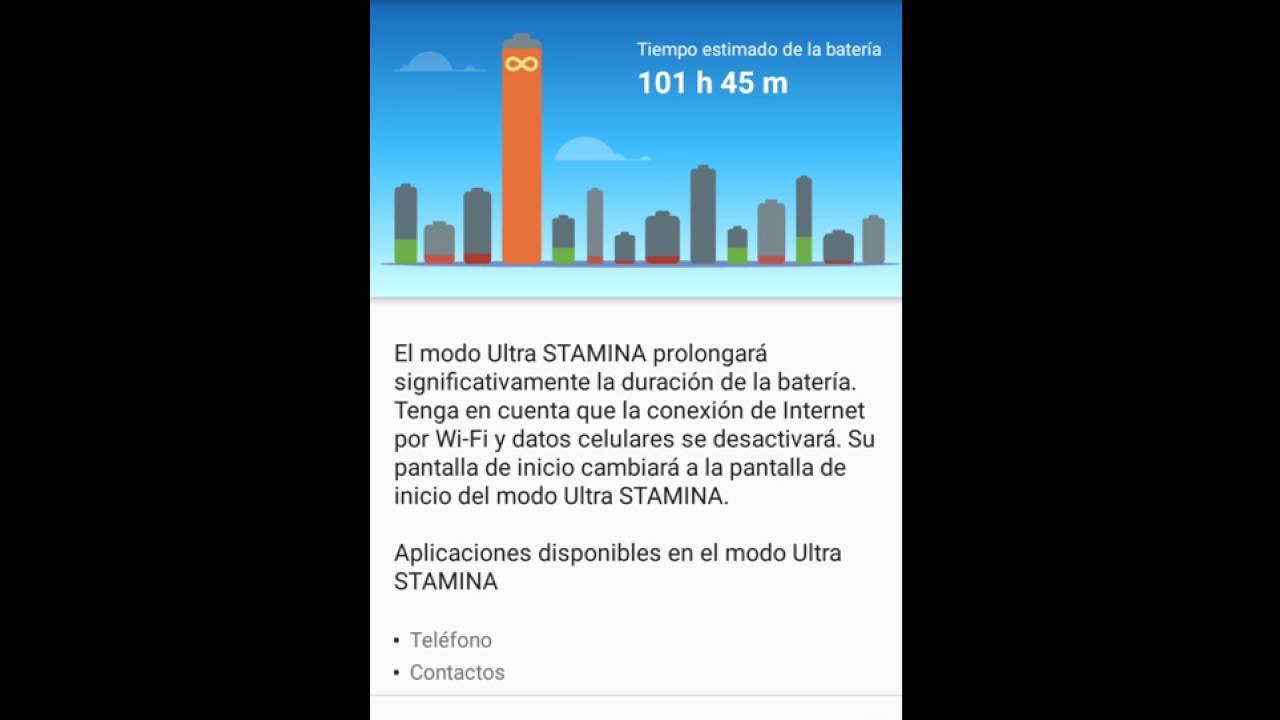 Modo Stamina & Ultra Stamina (Android 6.0.1) (Sony Xperia)