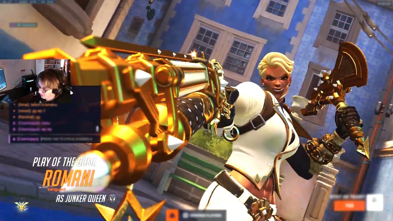 ROMANI CARRY JUNKER QUEEN - POTG! OVERWATCH 2 SEASON 7 TOP 500