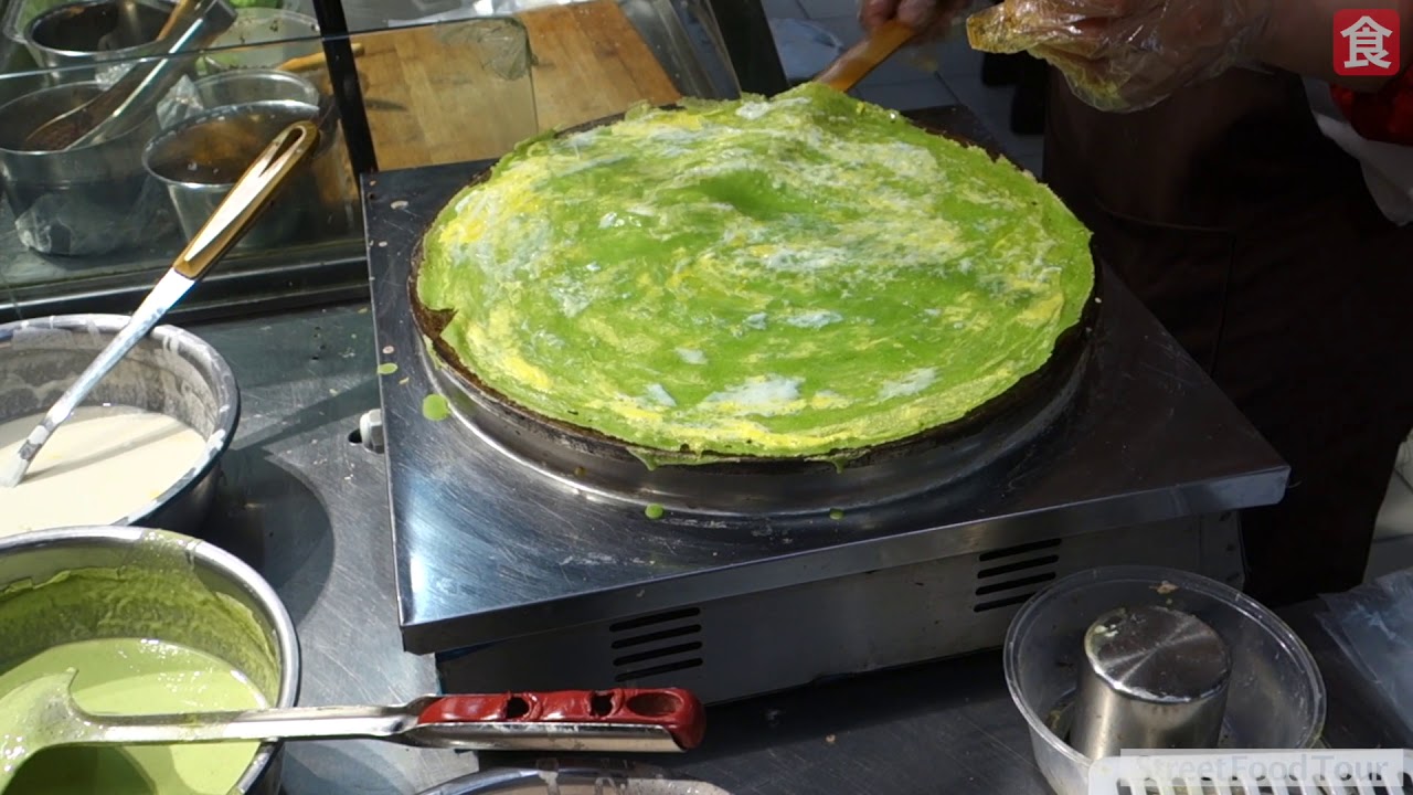 Real Chinese Street Food 😋2019 - SAVIOR CREPE, STEAMED COLD NOODLE