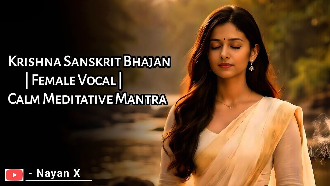 गोविन्दम् आदि पुरुषं तमहं भजामि | Krishna Sanskrit Bhajan | Female Vocal | Calm Meditative Mantra