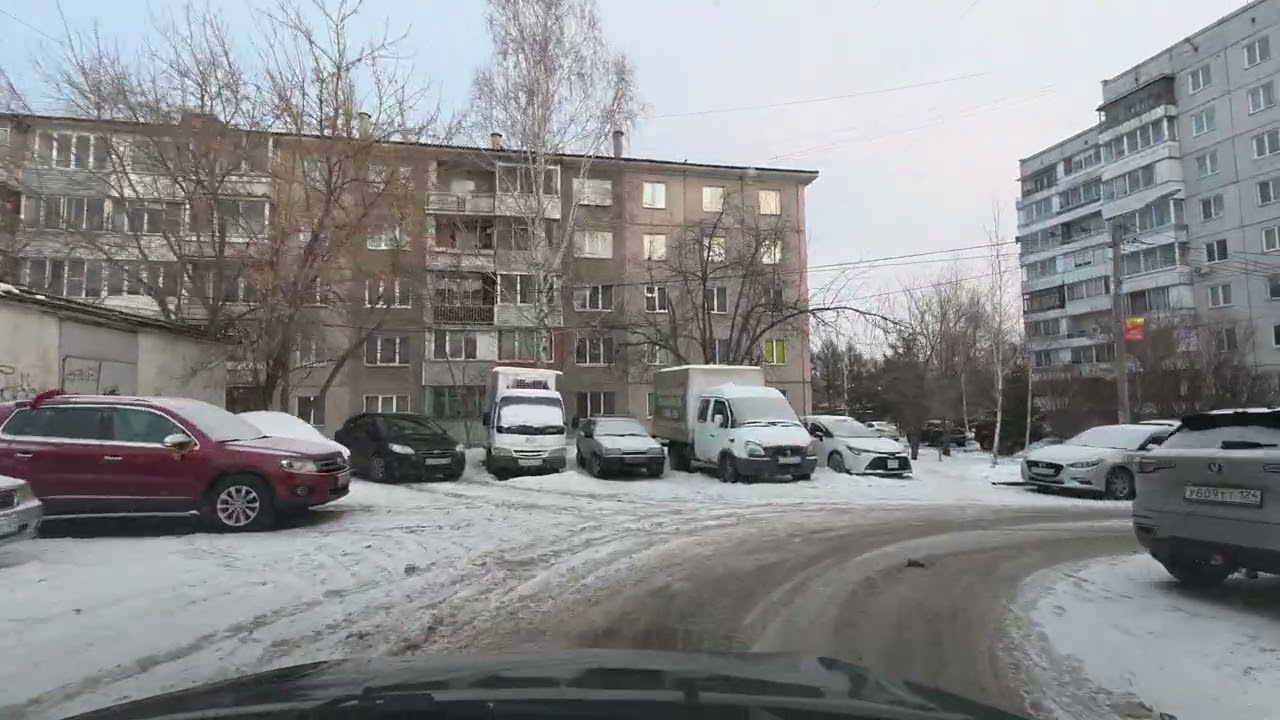 улица Гусарова, Красноярск 02.01.2026г.