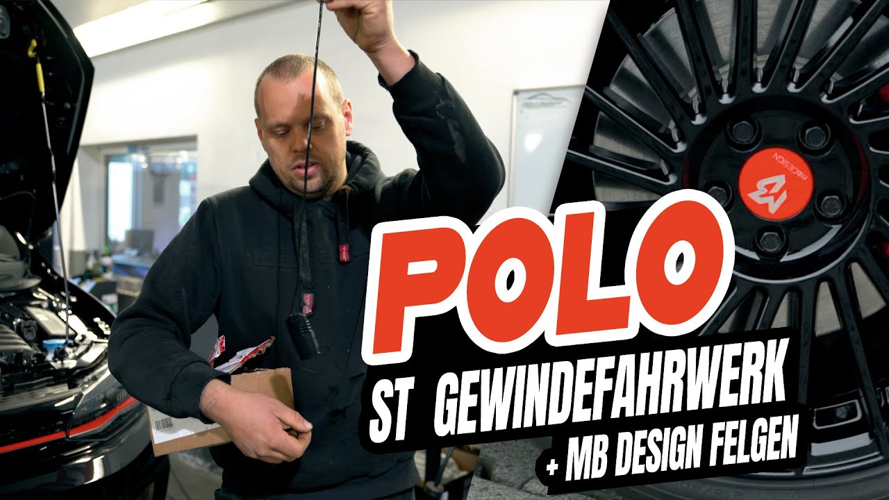 VW Polo GTI ST Gewindefahrwerk & MB Design Felgen | Fahrzeugtechnik Kassens