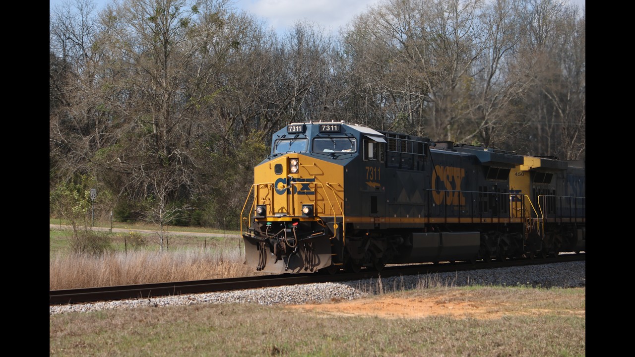 CSX M649 7311, 450   SB Ramer, Alabama   20260310 1454