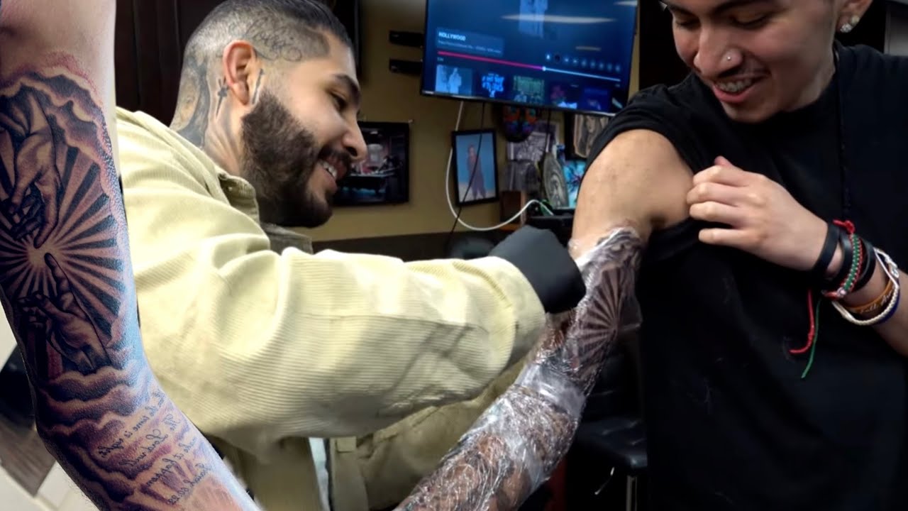 RAINY DAY AT THE TATTOO SHOP (VLOG)