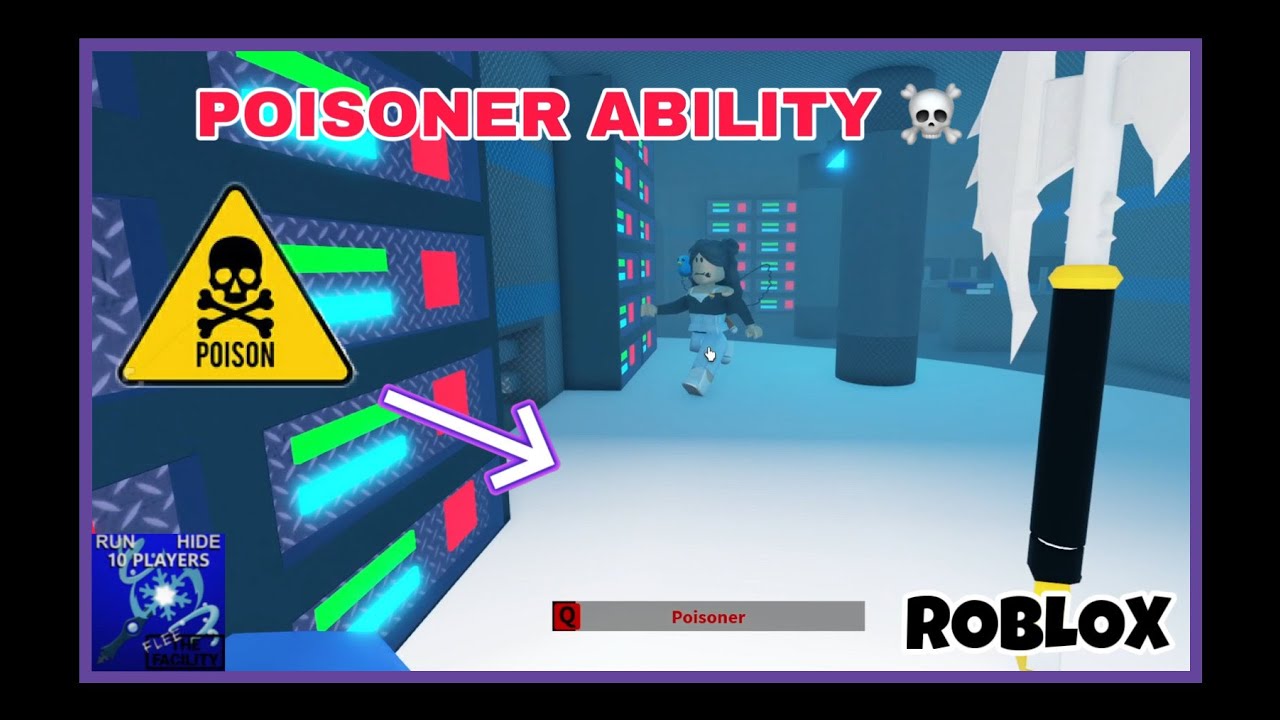 POISONING Survivors To Win! (10 Player Flee The Facility)