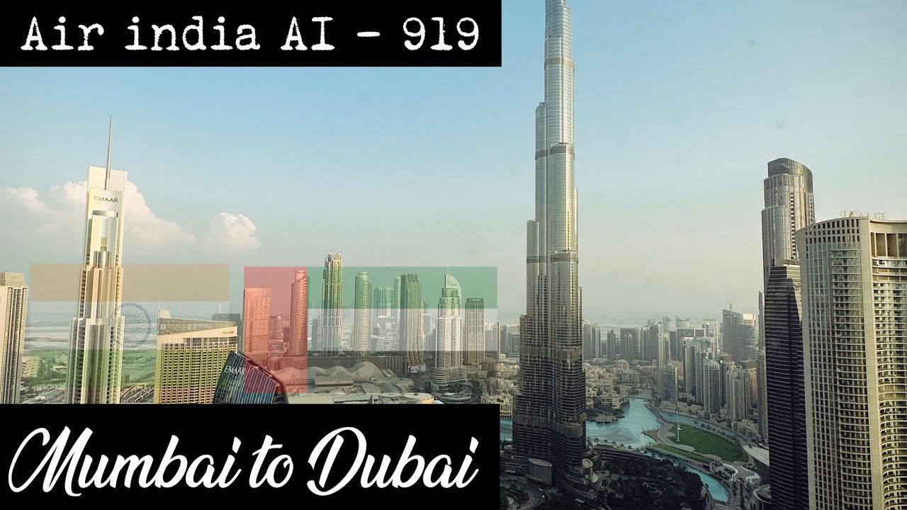 Mumbai to dubai ✈️ | Air India AI-919 | @jitenbajaj  #mumbaitodubai #travelvlog 