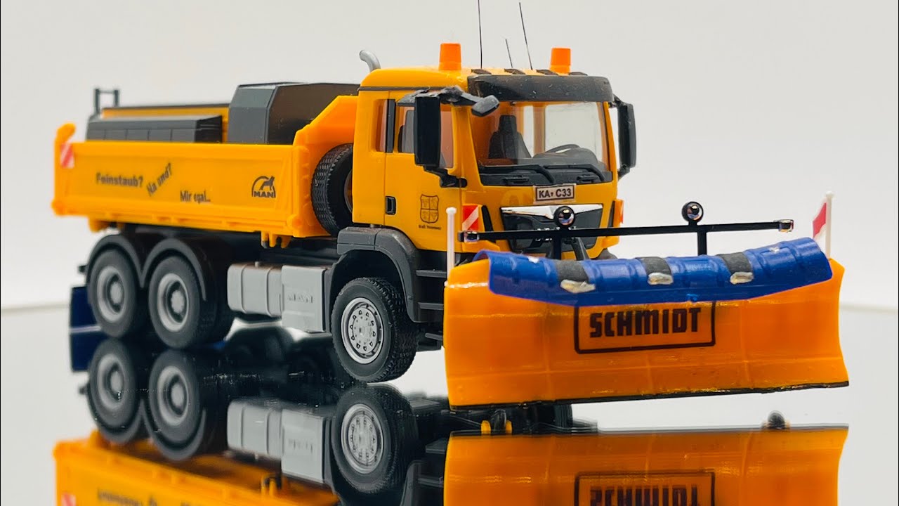 Herpa 307772 MAN TGS M 6x6 Winterdienst - Eigenumbau