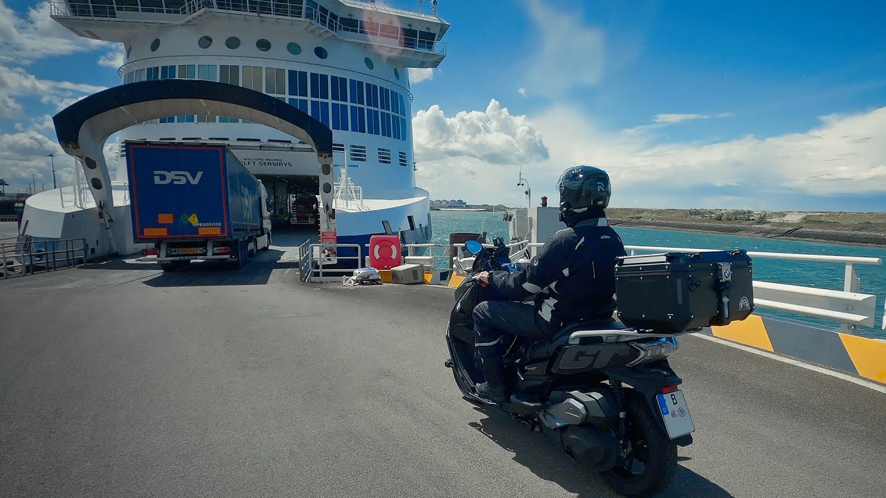 Fähre nach England | BMW C 400 GT Scooter Road Trip Tag 2