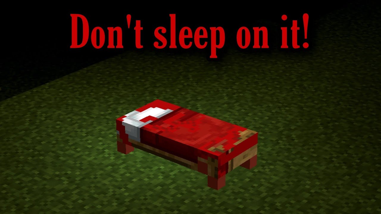 If you see this bloody bed, Don't sleep on it! (Minecraft Creepypasta)