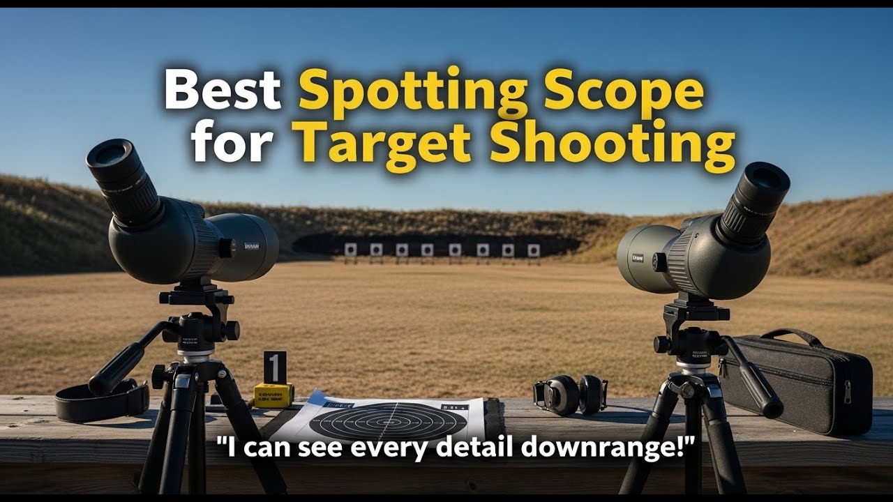 TOP 5 Best Spotting Scope For Target Shooting 2026 |Target Shooting That Hits Every Mark