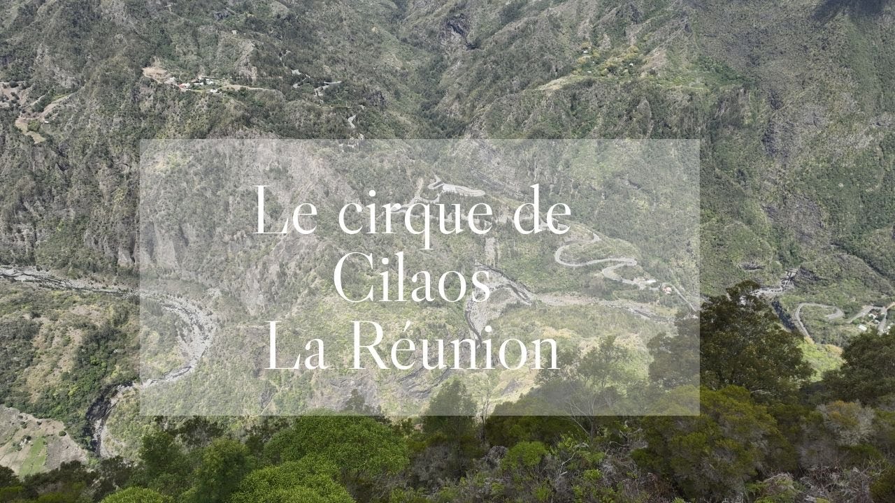 Le cirque de Cilaos vue du ciel en 4K #mavic3cine