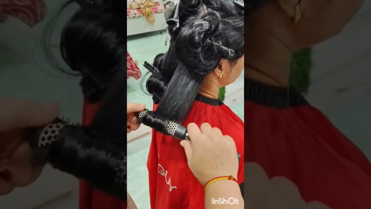  blow dryer setting kaise karen, blow dryer setting full tutorial step by step, butterfly cut