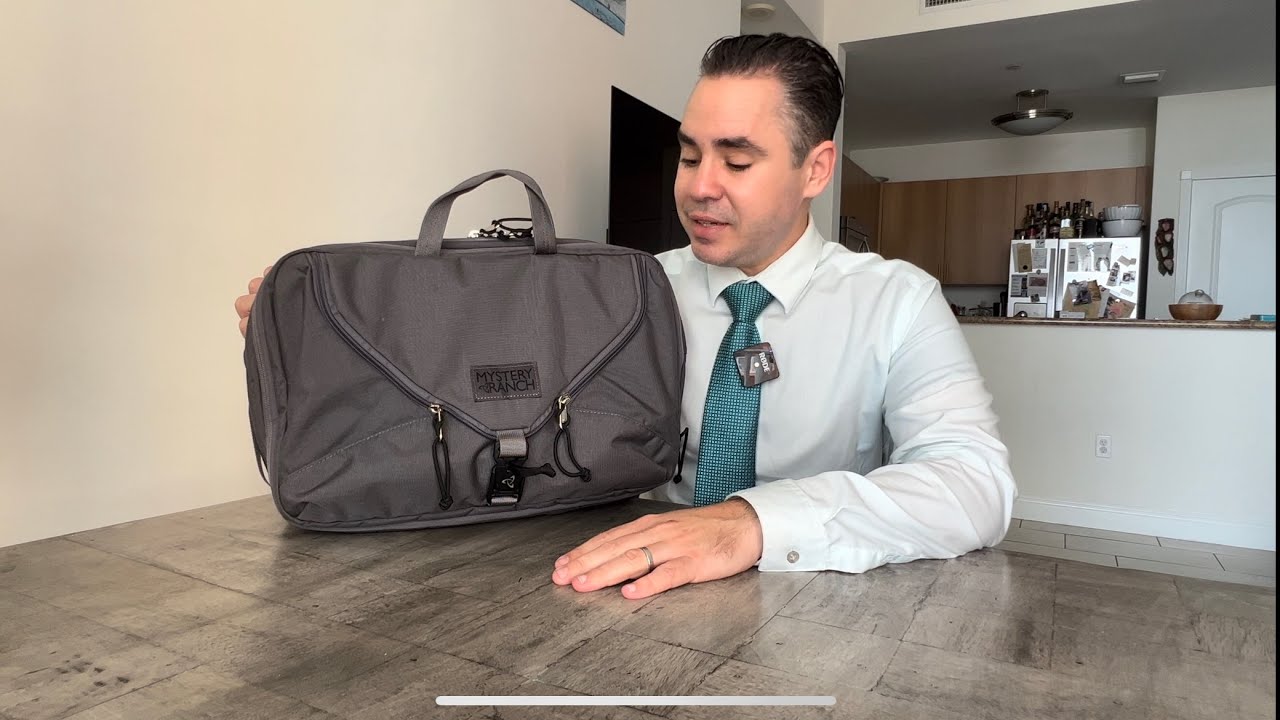 Mystery Ranch 3-Way Briefcase Review - Utility, Style, and Durability in One Bag