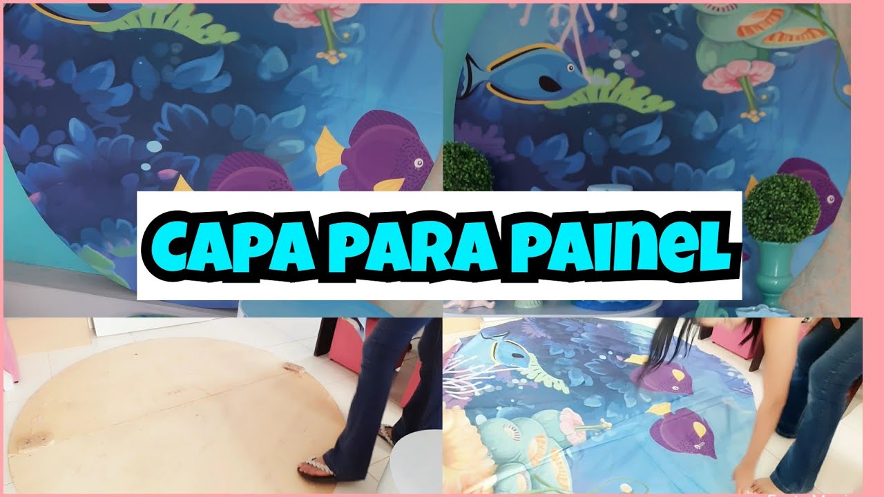 Como fazer capa para painel circular !