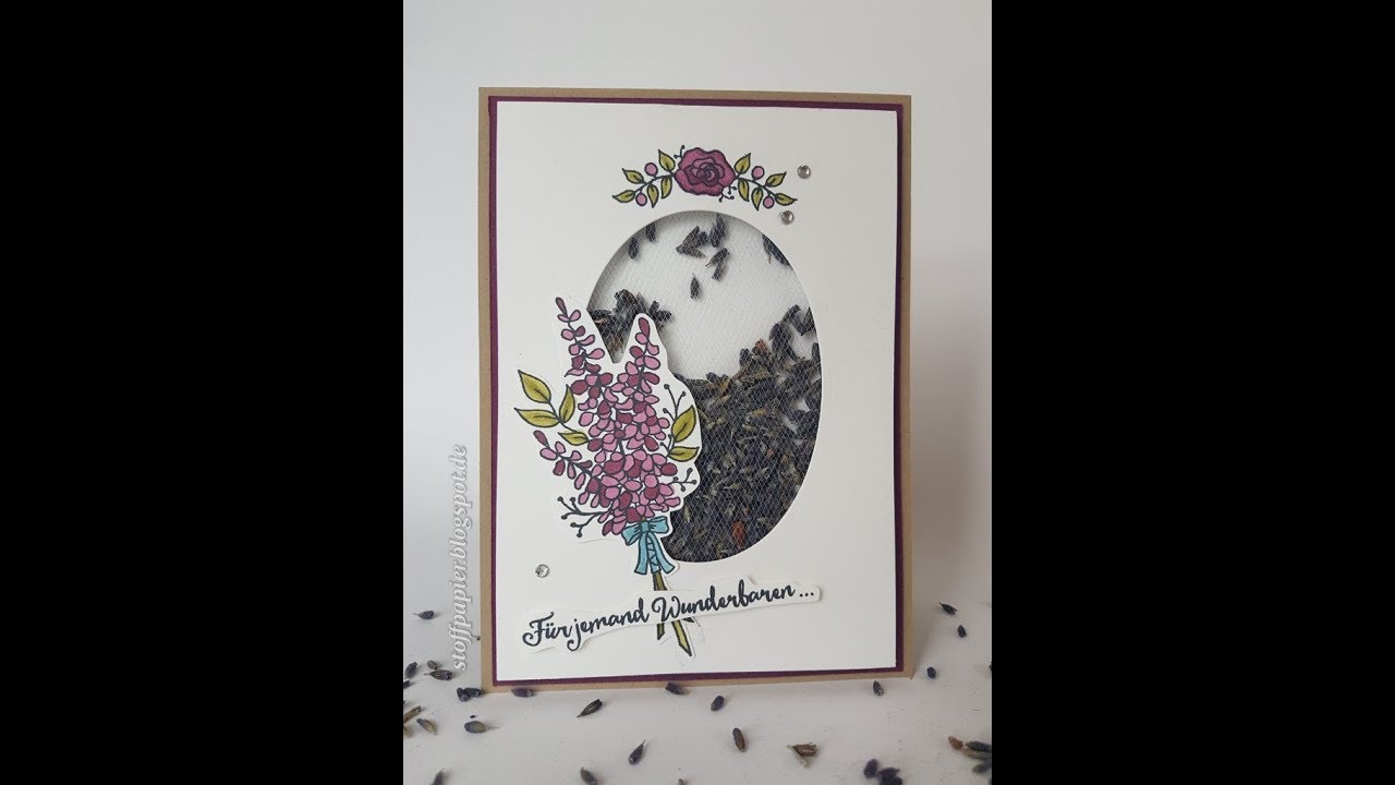 Duftkarte mit Lots of Lavender von Stampin'Up!
