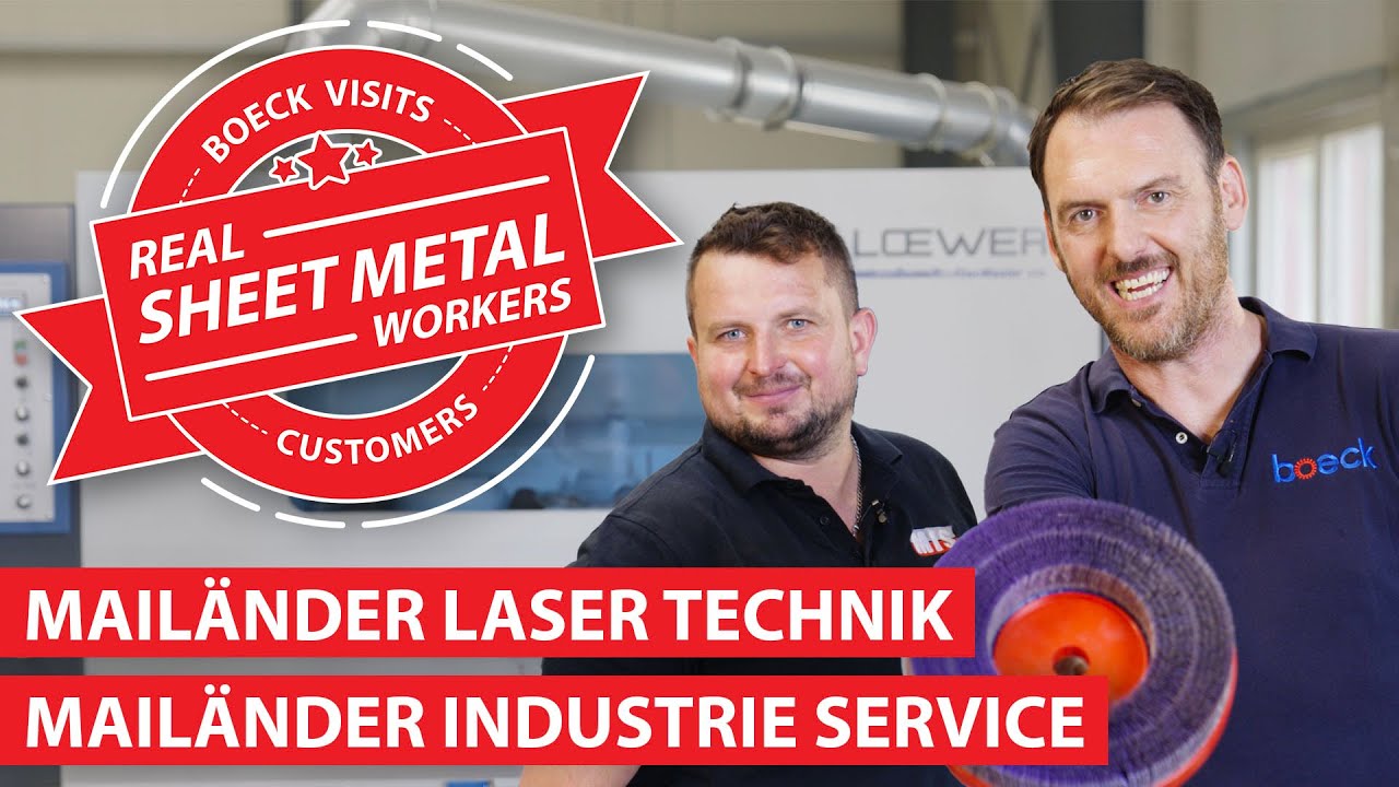 Mail&auml;nder Industry Service - Real sheet metal workers - boeck visits customers