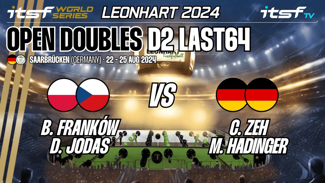 B. Frank&oacute;w/D. Jodas vs C. Zeh/M. Hadinger - Open Doubles - Last 64 - ITSF World Series Leonhart 2024