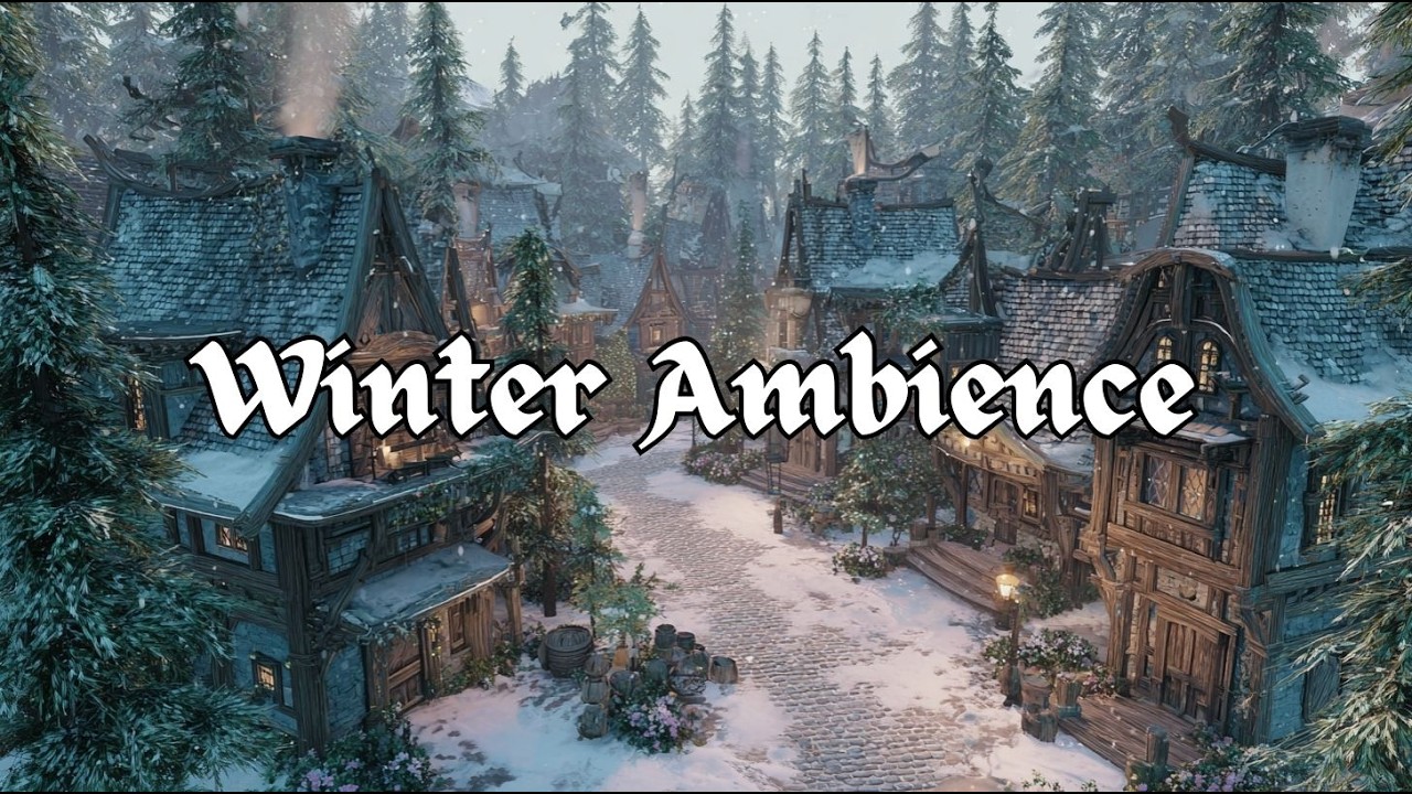 Winter Ambience | Snowy Fantasy Atmosphere for TTRPGs & Worldbuilding