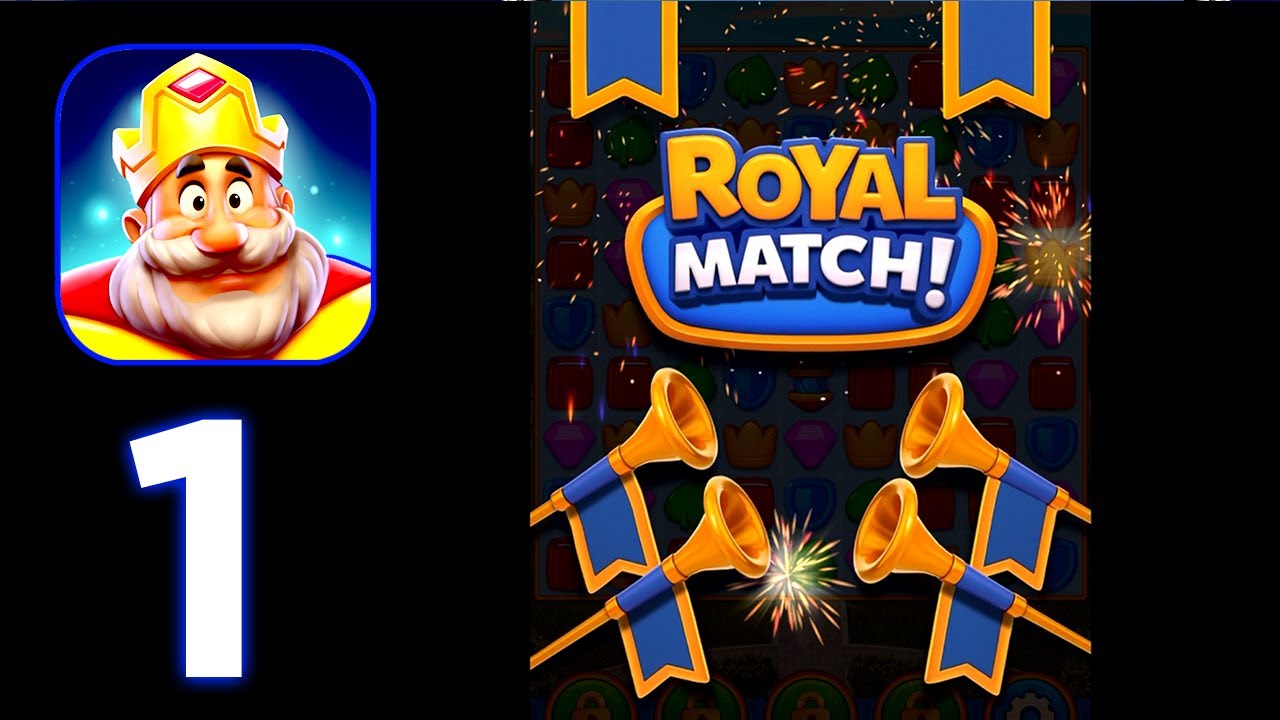 Royal Match Gameplay Area - 1 Level 1 to 10 (Android, iOS)