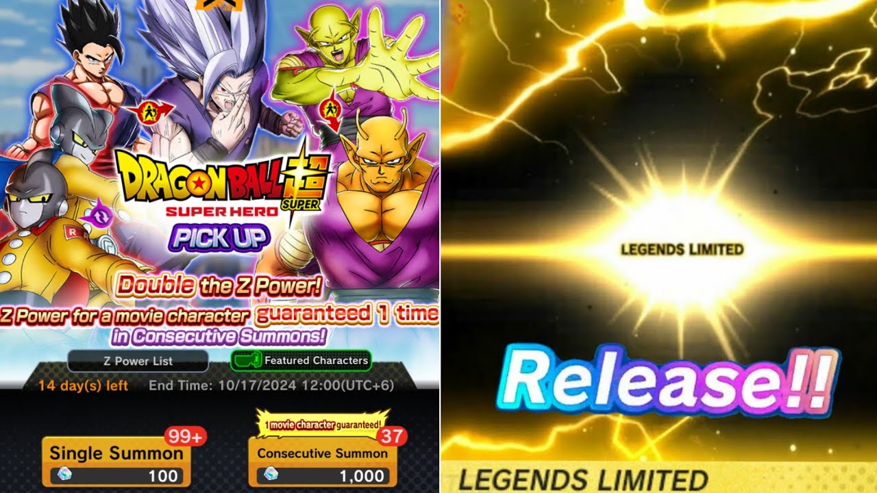 NEW SUPER HERO Banner Summons!!-Dragon Ball Legends