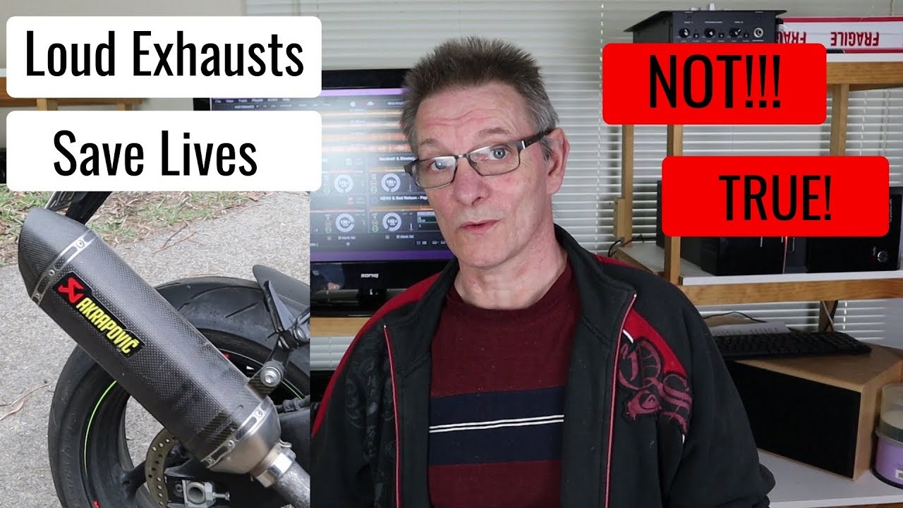 Loud Pipes Save Lives NOT TRUE