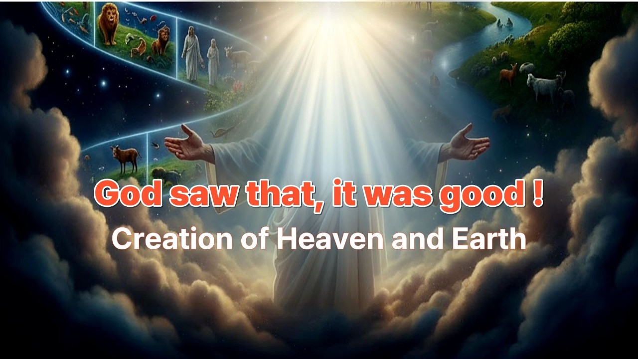 Creation of Heaven and Earth. God saw that, it was good. Worship and Praise
