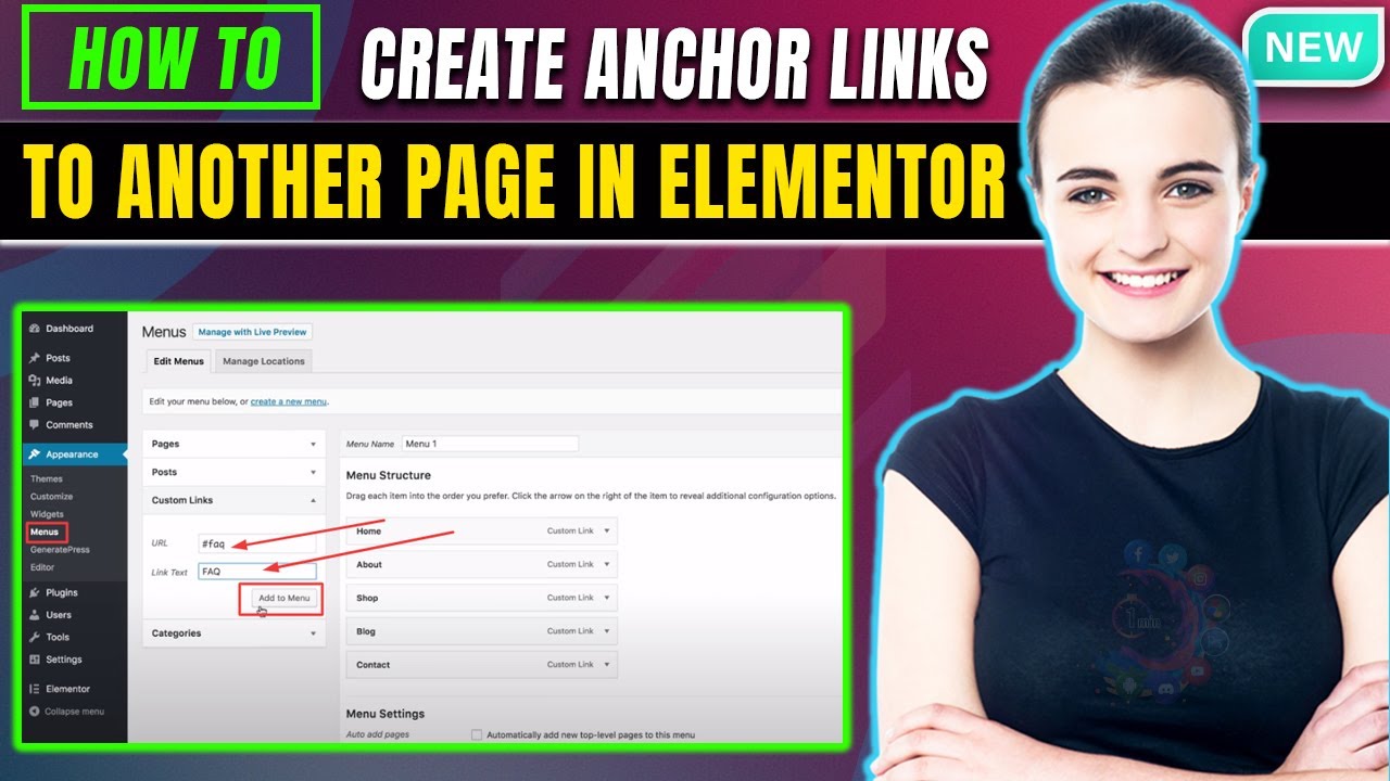 Create Anchor Links To Another Page In Elementor 2026 | Elementor Anchor link