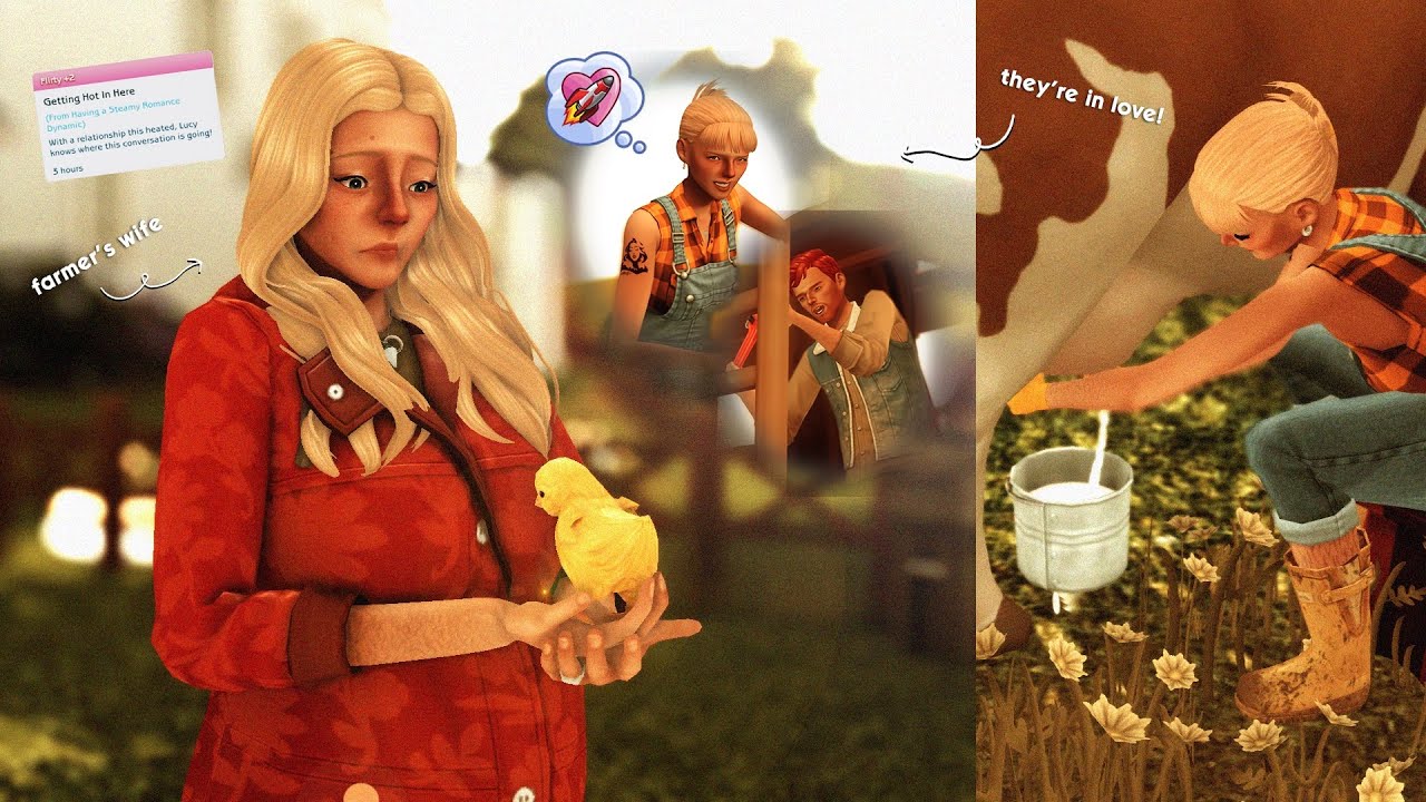 My current Sims household is giving me butterflies...
