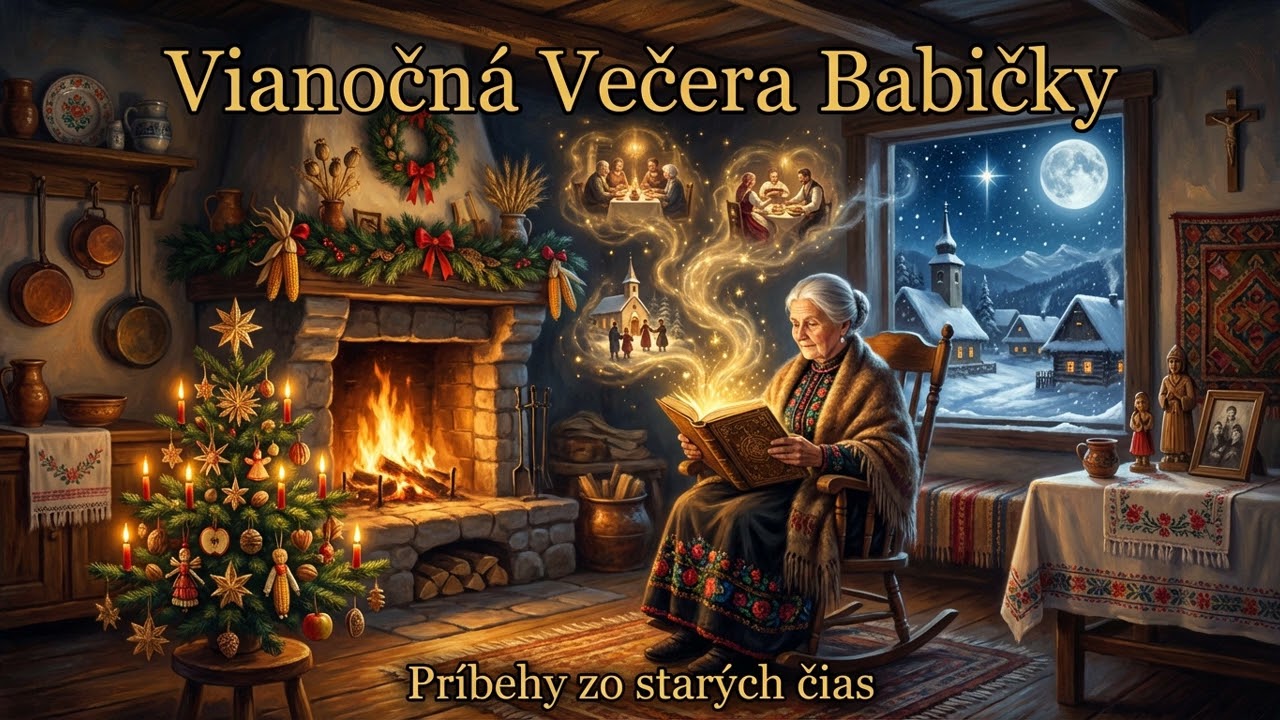 Vianočná Večera Babičky | Príbeh o Tajomnom Pocestnom | Slovenské Rozprávanie