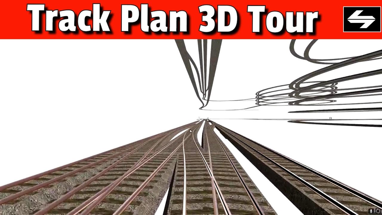 Anyrail Model Railway Track Plan Tour - The Escarpment