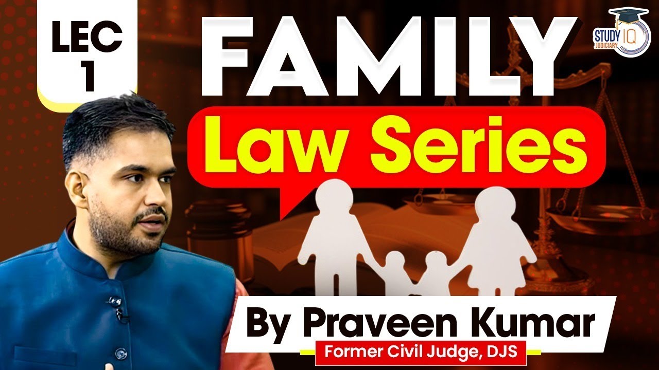 Family Law Lecture Series | Lec 1 | Introduction to the Personal Laws in India | By Praveen Kumar