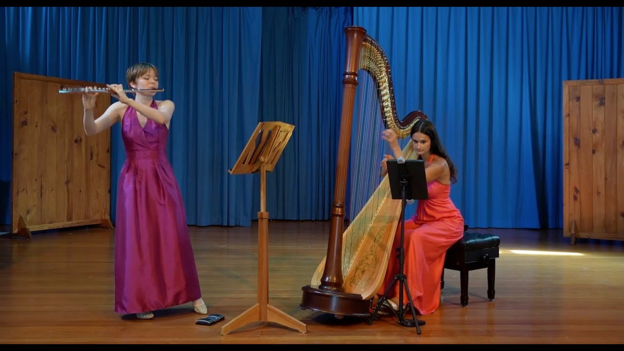 Fantaisie Op. 124, Camille Saint-Saens: Performance by Duo Bréve at Camphill Village Kimberton Hills