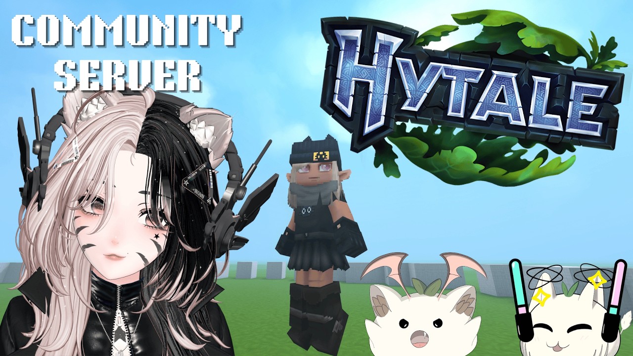 Hytale chill comfy building with space lion [community server]