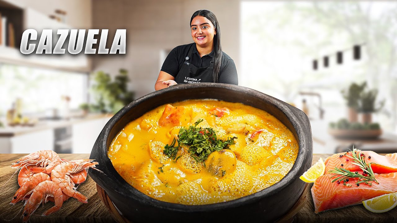 ✅ Como hacer CAZUELA de Mariscos Cremosa y Fácil | Receta Colombiana