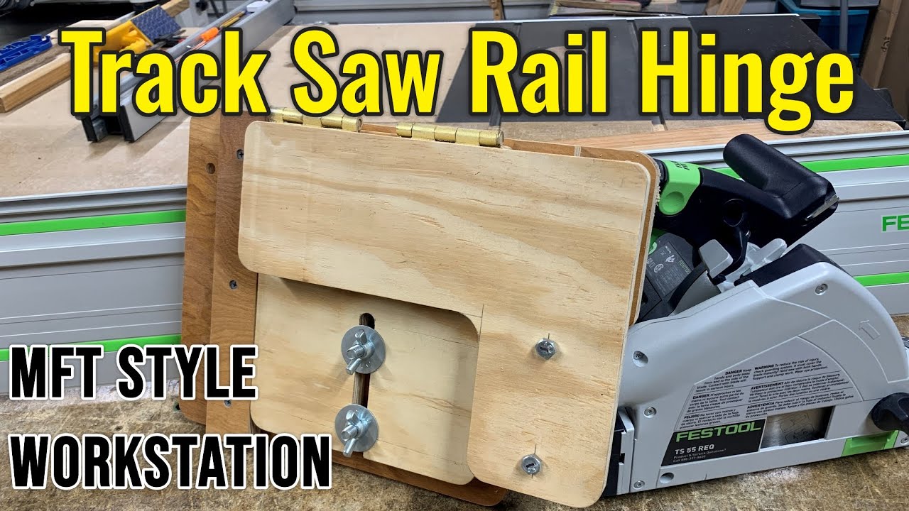 How to Build a Hinge for Your Track Saw Rail | Shopmade MFT Hinge