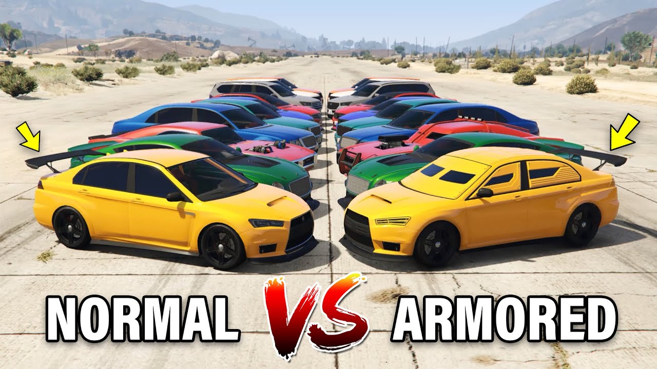 GTA 5 ONLINE - NORMAL VS ARMORED (WHICH IS FASTEST?)