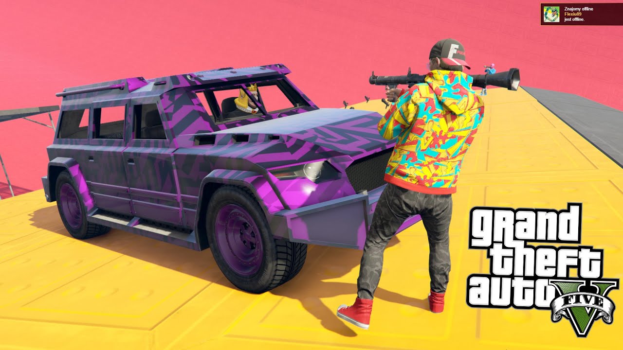 OPANCERZONE SAMOCHODY VS RPG w GTA 5 Online Hogaty i EKIPA 