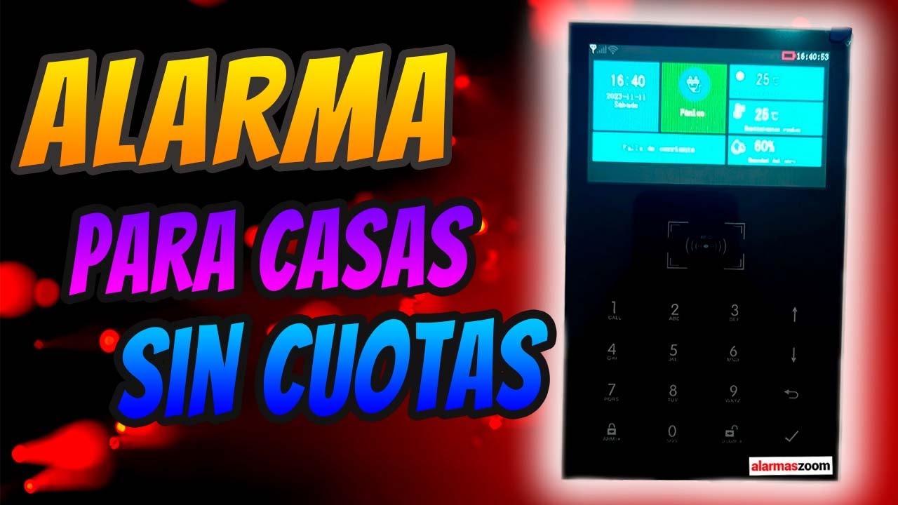 ALARMAS PARA CASAS SIN CUOTAS AZ109 WIFI + GSM TUYA SMART LIFE