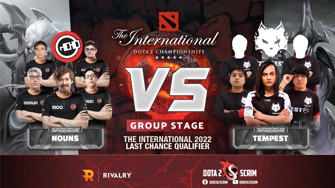 nouns vs Tempest - The International 2022: Last Chance Qualifier - Group Stage - BO2