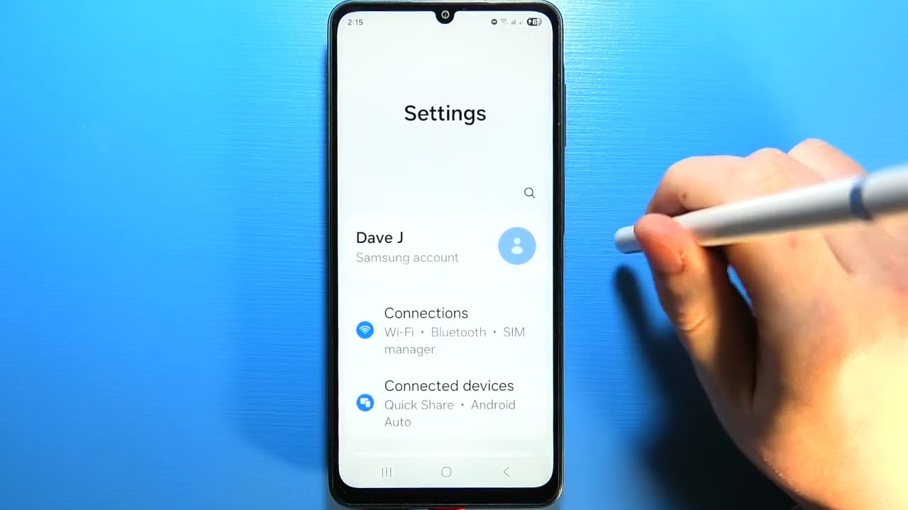 Samsung Galaxy F07: Как включить/выключить сеть 2G