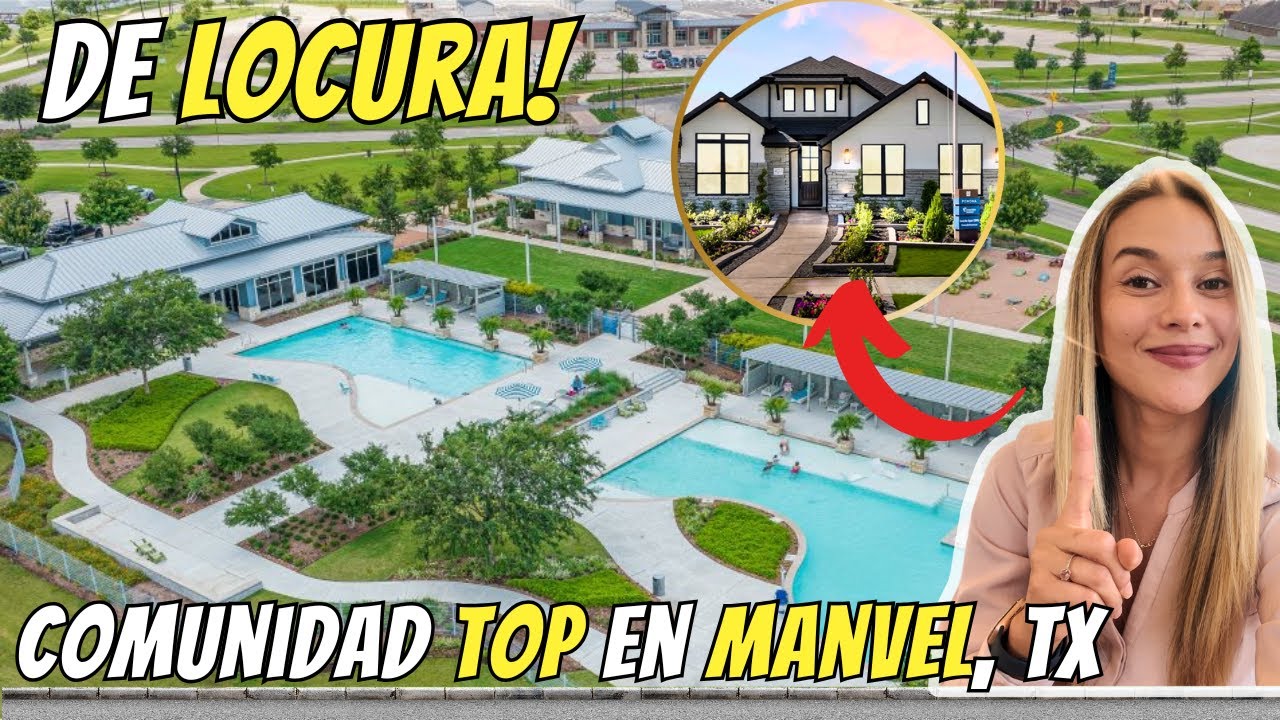 Así es vivir en el sur de Houston en 2025 CASAS NUEVAS En Manvel!