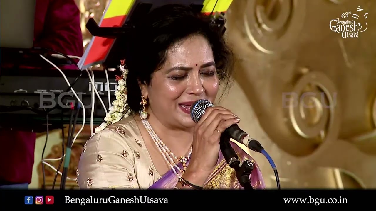 GOVINDA SITA GOKULA VRINDA | Sunitha Upadrasta | Bhakti Sangeetha| 63rd Bengaluru Ganesh Utsava 2025