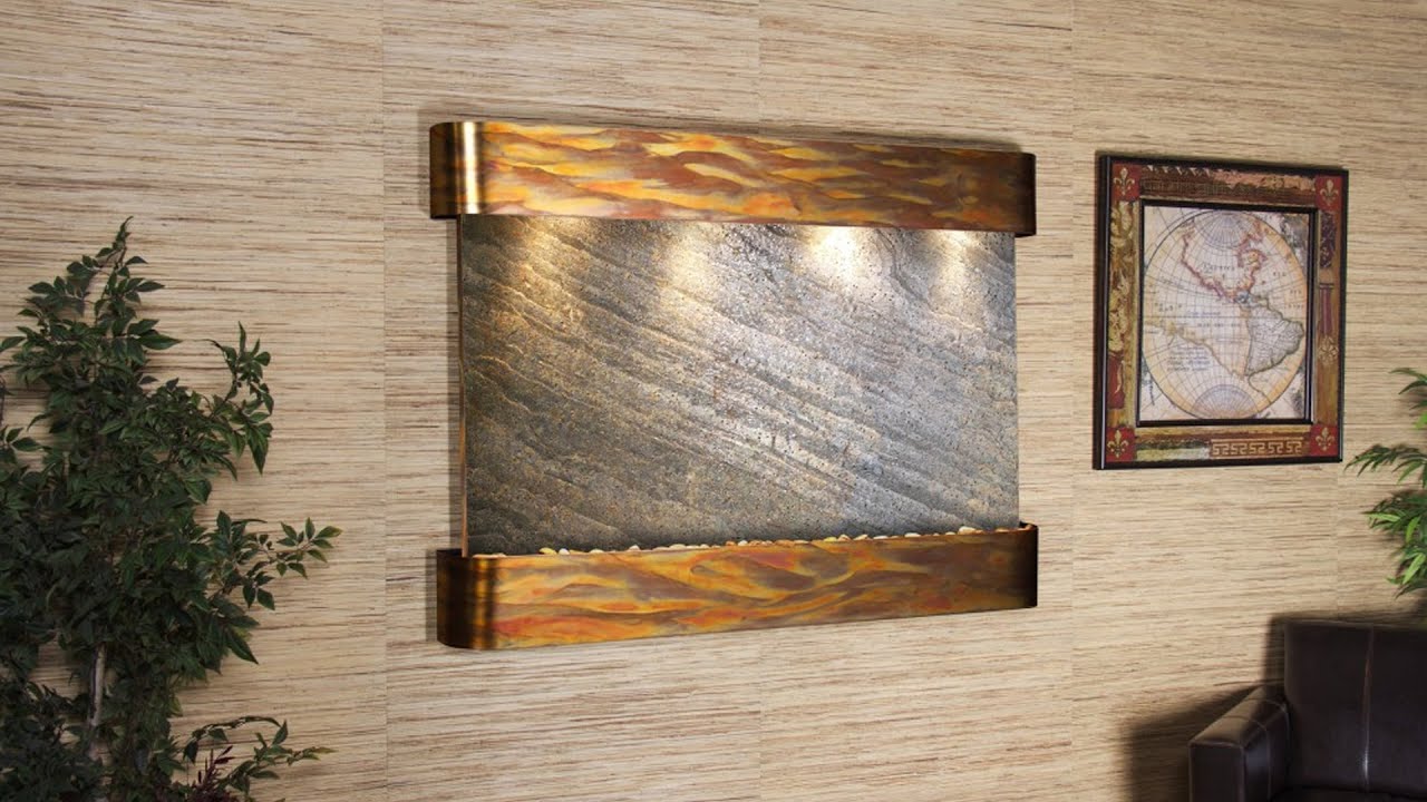 Wall Mounted Single Panel Fountains