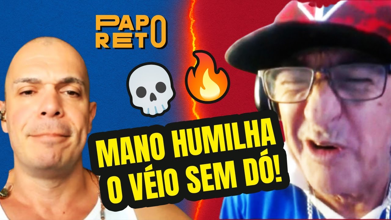 MANO CALA A BOCA DO VÉIO AO VIVO! 🤐🔥
