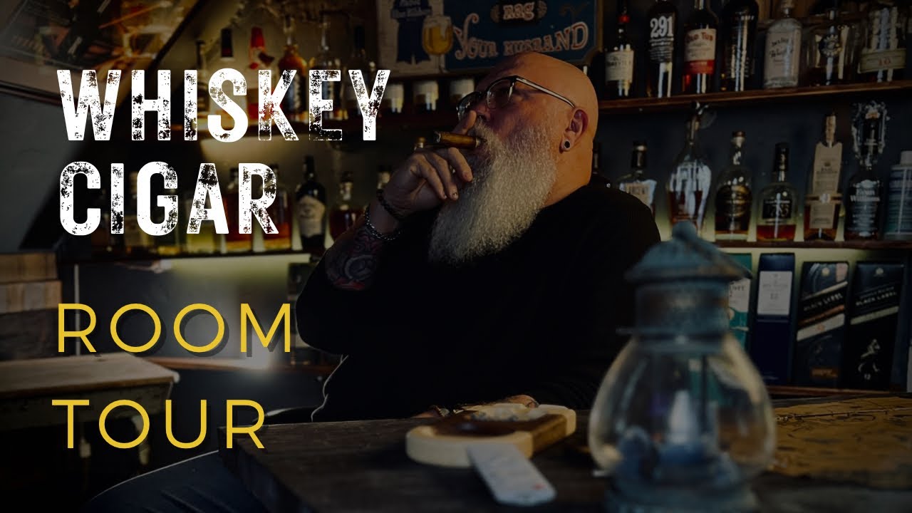 Whiskey Cigar Room Tour | Man Cave  Renovation ♠️☠️♠️